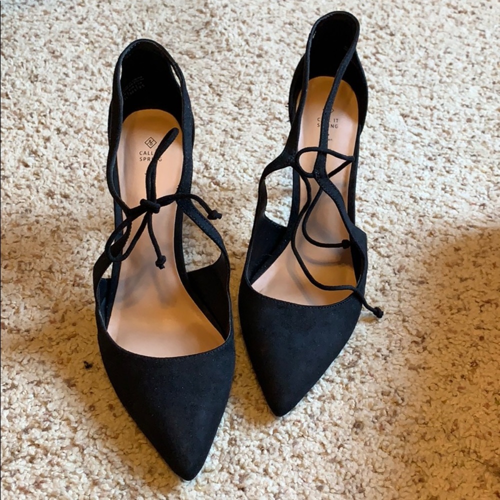 Black heels